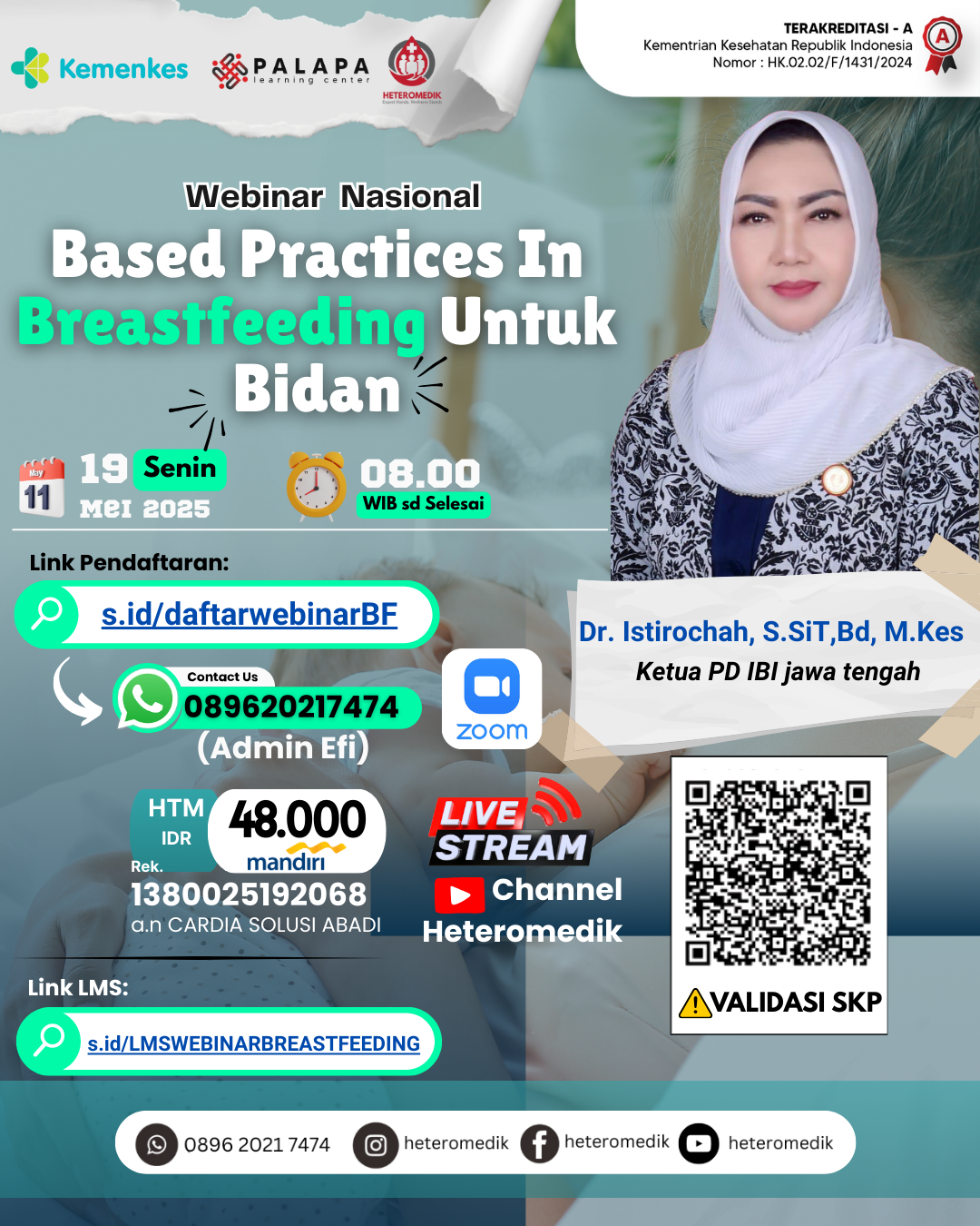 Gambar Webinar Nasional : Based Practies In Breastfeeding Untuk Bidan